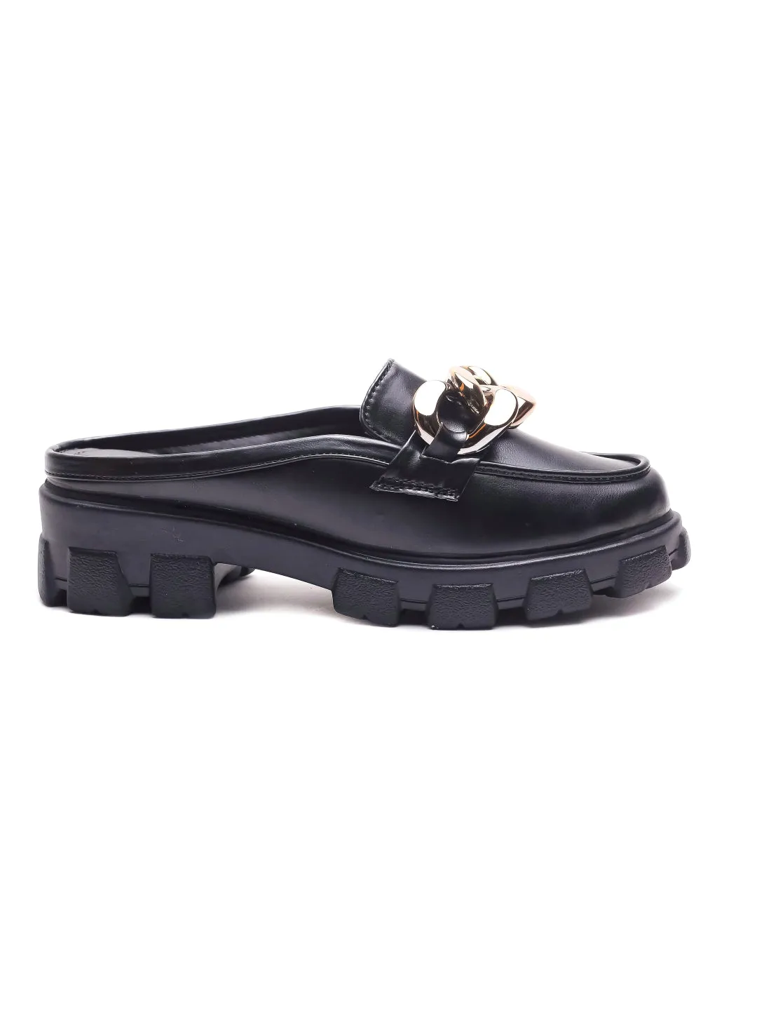 Brauch Black Embellished Slip-on Loafer Shoe Sincerely Jules Loafers