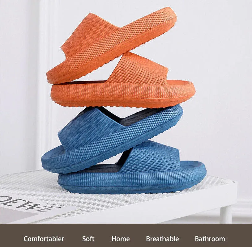 Non Slip Material For Slippers Cozy Pillow Slides Anti-Slip Sandals Ultra Soft Slippers Cloud Home Outdoor Shoe