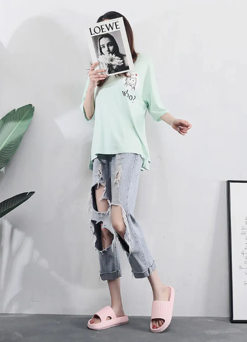 Cozy Pillow Slides Anti-Slip Sandals Ultra Soft Slippers Cloud Home Outdoor Shoe Miu Miu Slippers