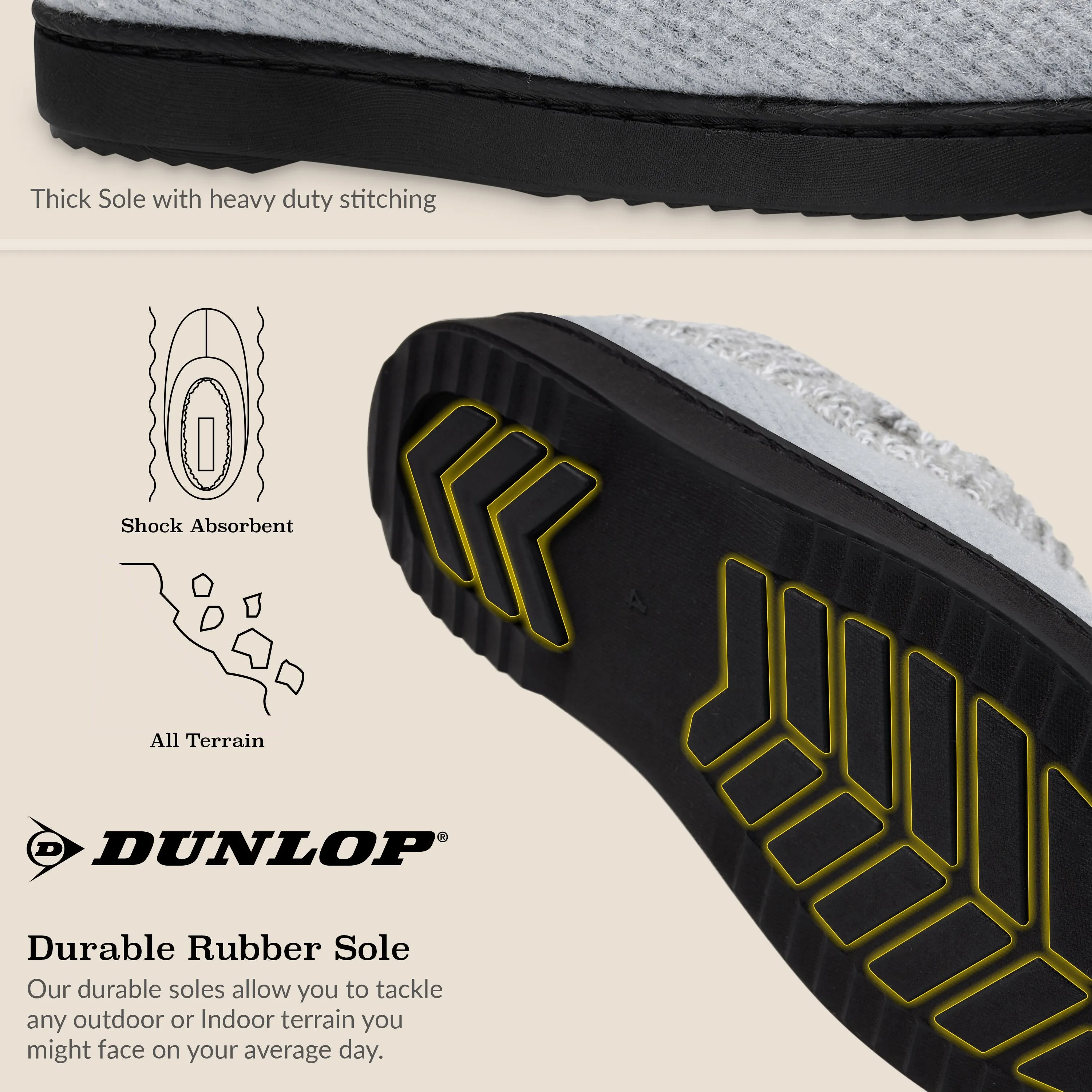 Hibiscus Ballet Slippers Dunlop Ladies Slippers, Memory Foam Fleece Lined House Shoes, Non Slip Rubber Sole