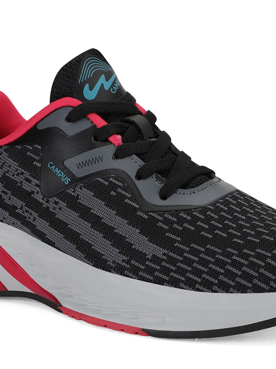 DRAPE Black Women's Sports Shoes Cosmic Runner Running Shoes