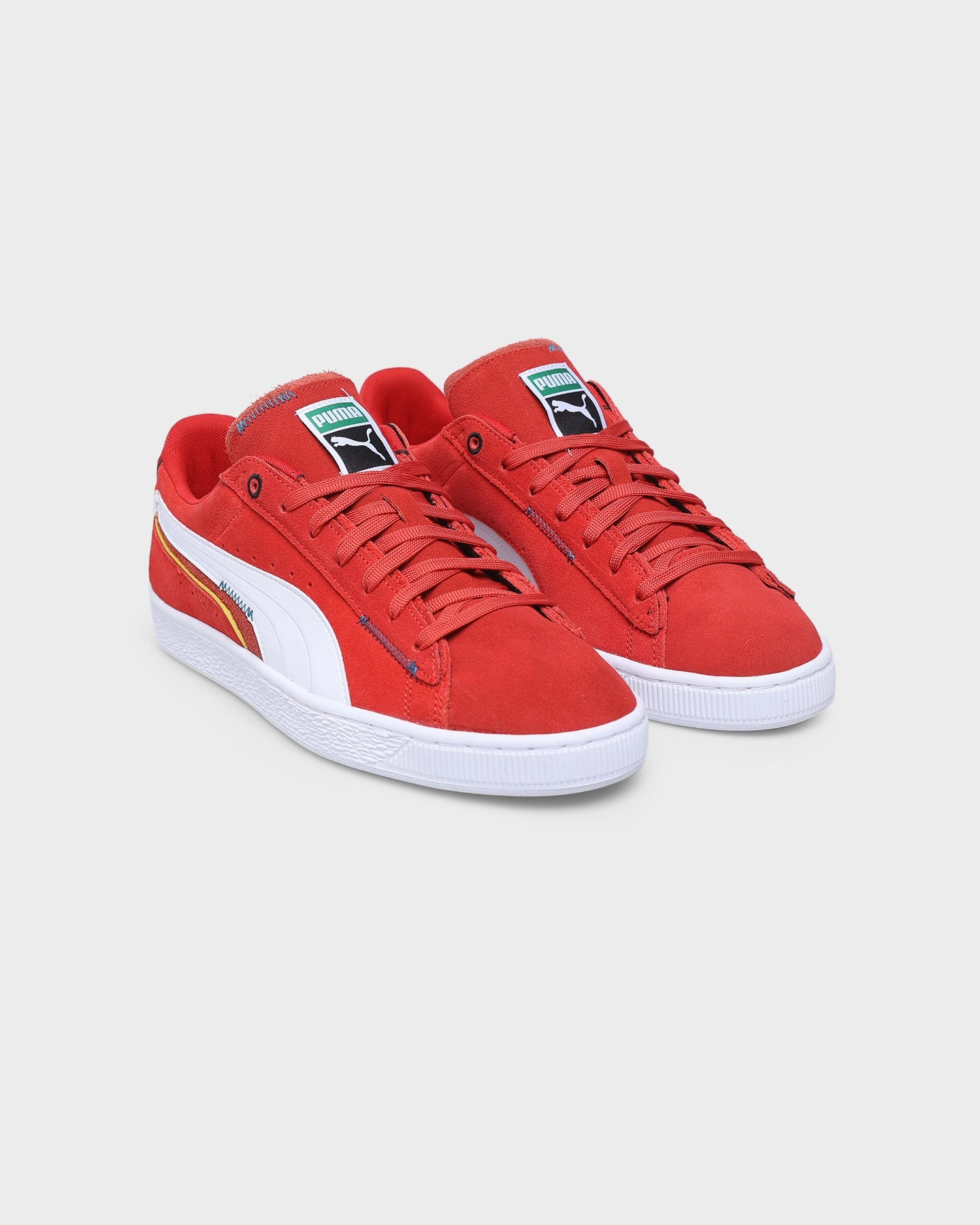 Puma Suede Displaced High Risk Red/Puma White Best Of Puma Shoes