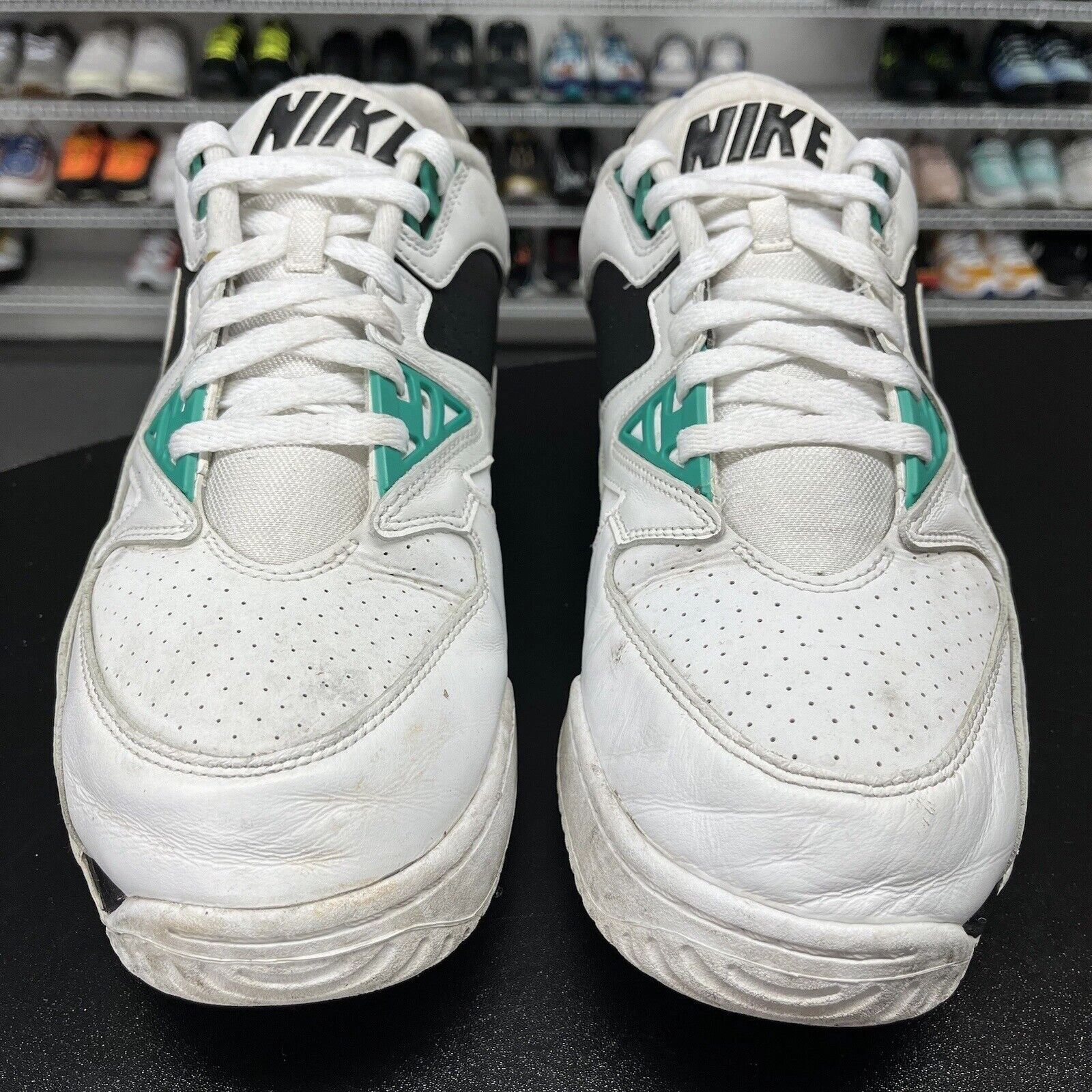 Nike Air Cross Trainer 3 Low White Green CJ8172 101 Men's Size 13 No Insole Asics Marathon Shoes