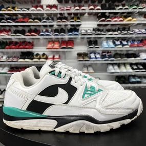 Nike Air Cross Trainer 3 Low White Green CJ8172 101 Men's Size 13 No Insole Hideki Matsuyama Asics Golf Shoes