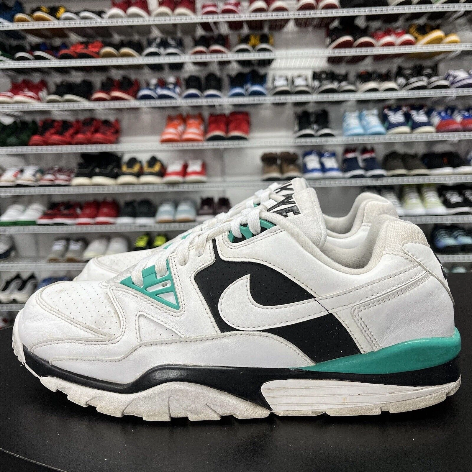 Nike Air Cross Trainer 3 Low White Green CJ8172 101 Men's Size 13 No Insole Asics Running Shoes Dynamic Duomax