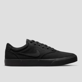 Nike SB Chron 2 Canvas Skate Shoes Black / Black - Black Asics Tennis Shoes Uk