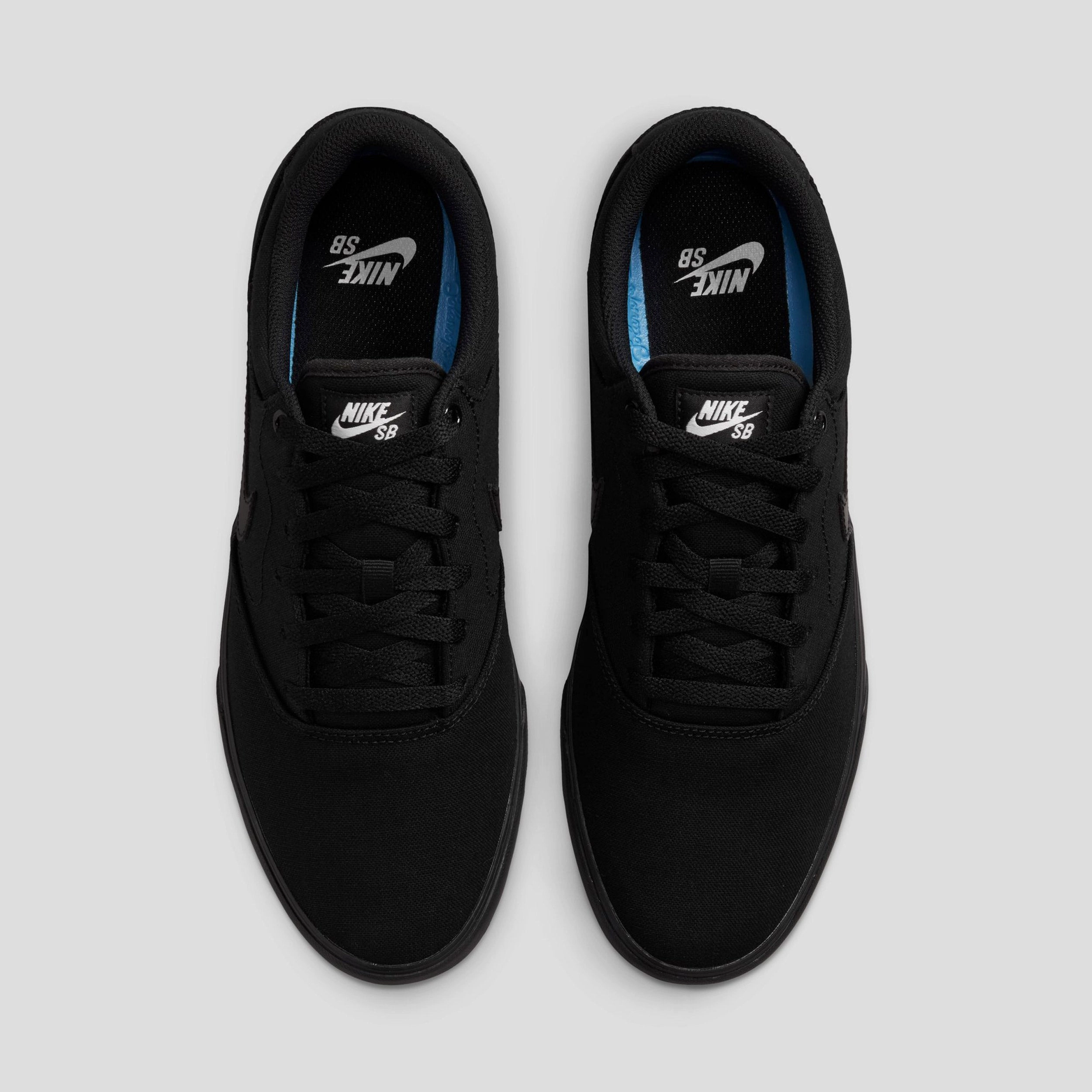 Nike SB Chron 2 Canvas Skate Shoes Black / Black - Black Asics Neutral Running Shoe