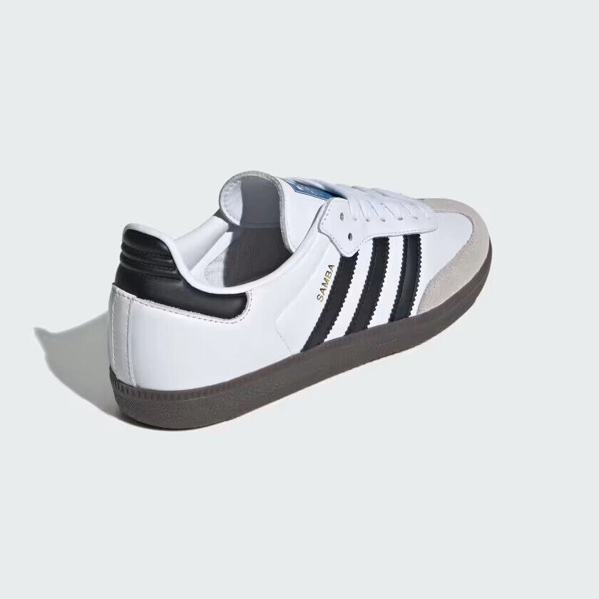 Adidas - Men Samba OG Cloud White / Core Black / Clear Granite B75806 Shoes Adidas Soccer