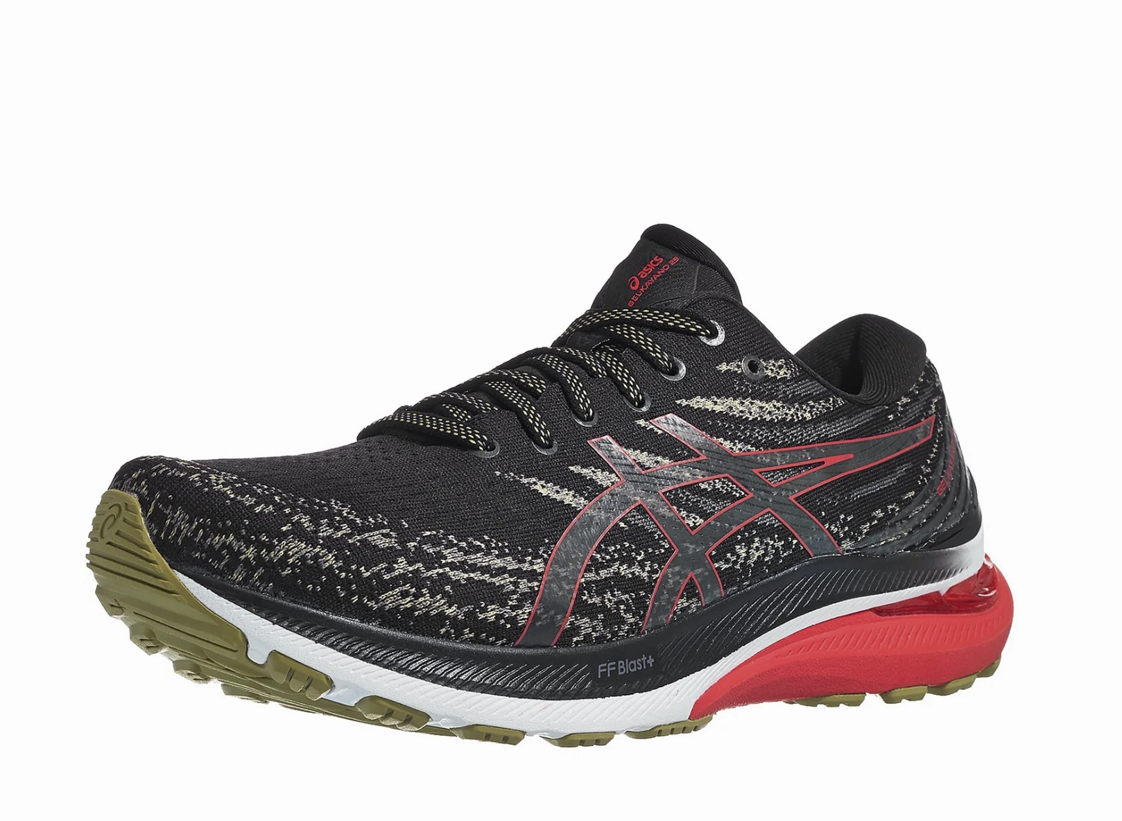1011B440 Asics Men's GEL-KAYANO 29 BLACK/ELECTRIC RED Size 13 - Like New Asics Xo Wrestling Shoes