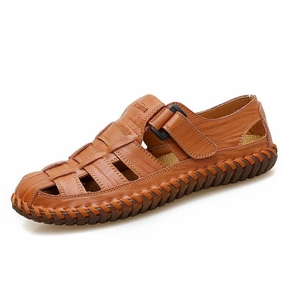 Men Outdoor Flat Heel Hiking Brown Sandals Keene Sandals