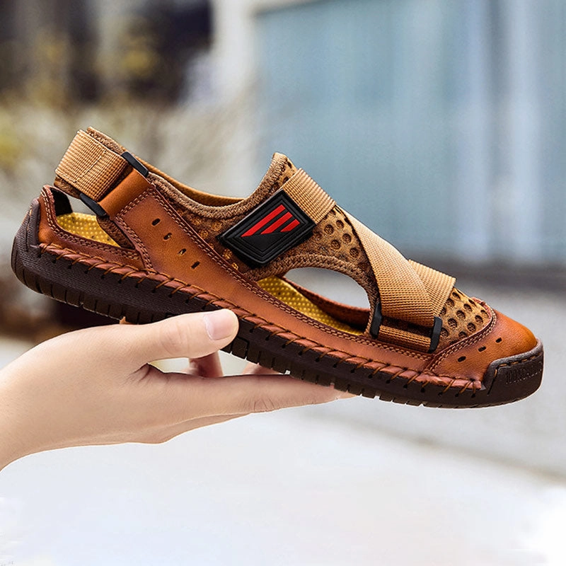 Night Slippers SURSELL Men's Casual Beach Breathable Plus Size Sandals