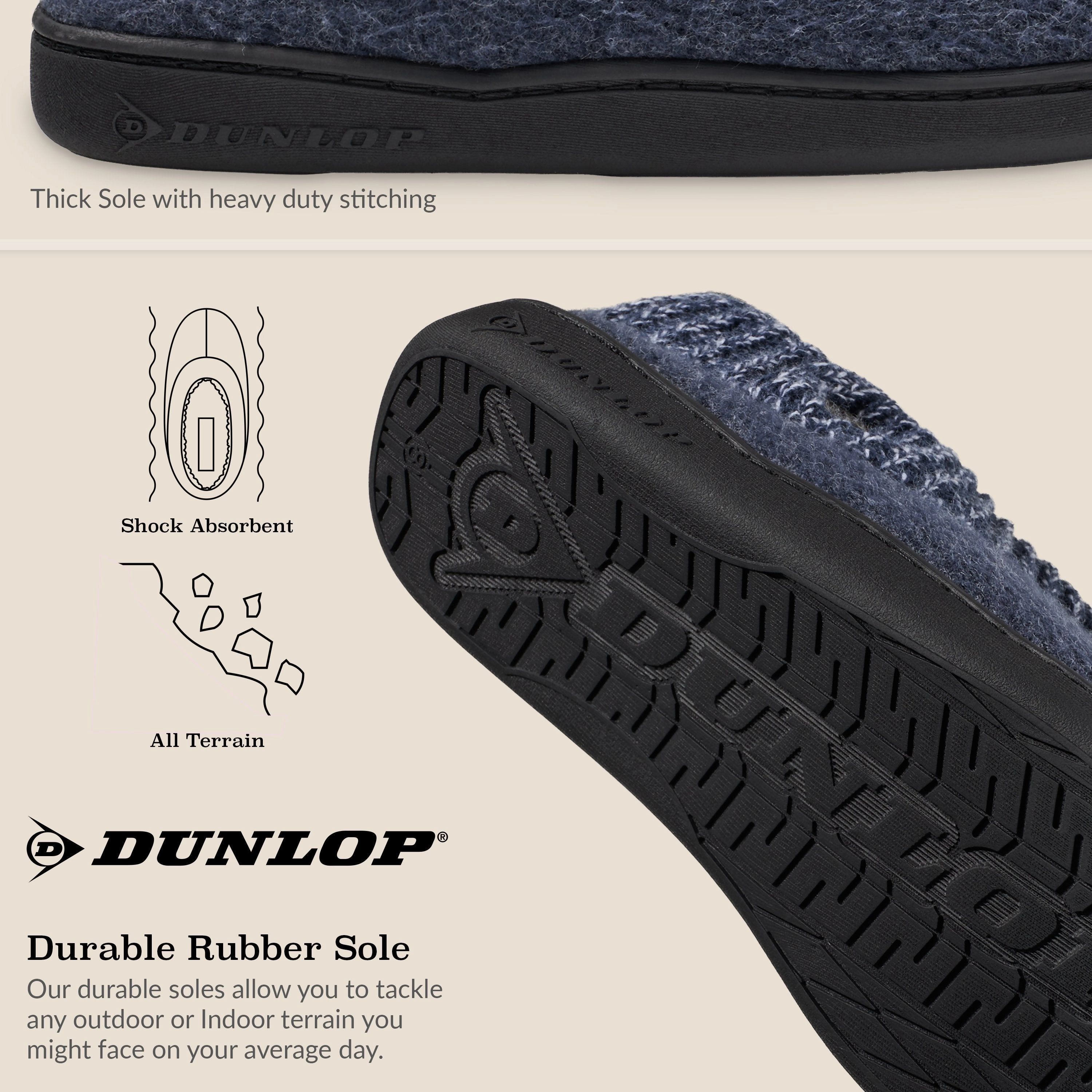 Squishmallow Slippers Dunlop Mens Slippers, Memory Foam Slippers, Indoor Outdoor House Shoes Non Slip