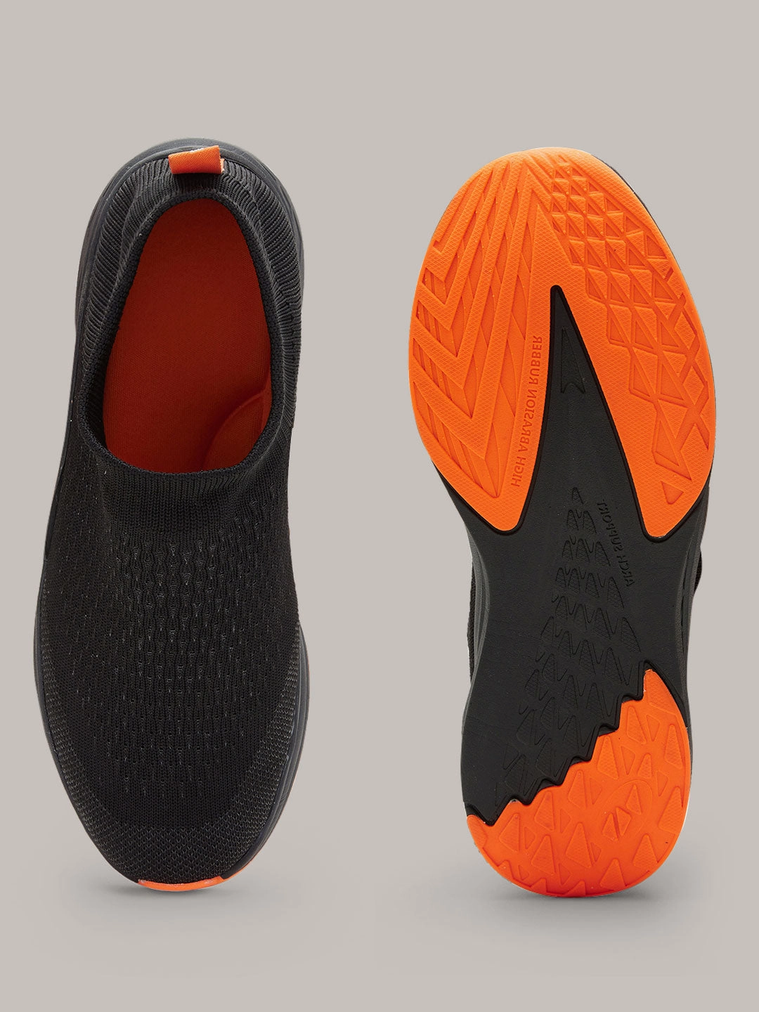 Casual Shoes With Khaki Pants Roar For Good Black Slip on Shoes for Men | Soft Cushion Insole, Slip-Resistance, Dynamic Feet Support & Arch Support | Made from recycled PET bottles