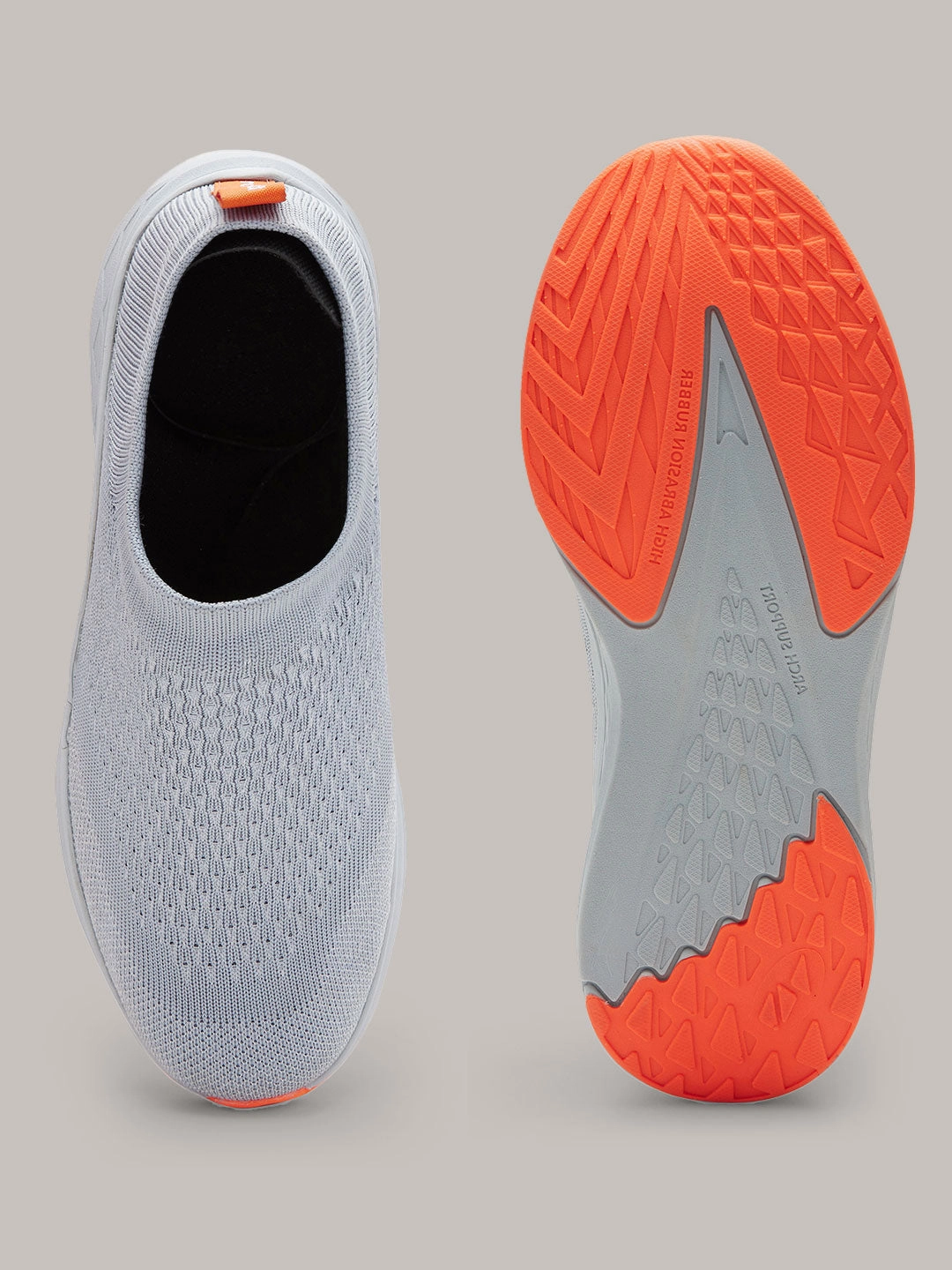 1906 Casual Shoes Roar For Good Grey Slip on Shoes for Men | Soft Cushion Insole, Slip-Resistance, Dynamic Feet Support & Arch Support | Made from recycled PET bottles