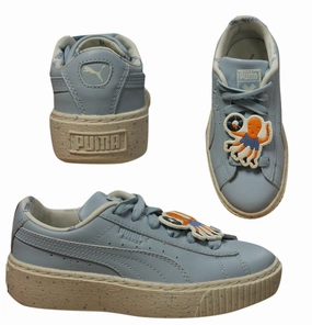 Asics Cross Country Running Shoes Puma X TC Tiny Cottons Platform Speckle PS Low Kids Trainers Blue 367473 01 B95D