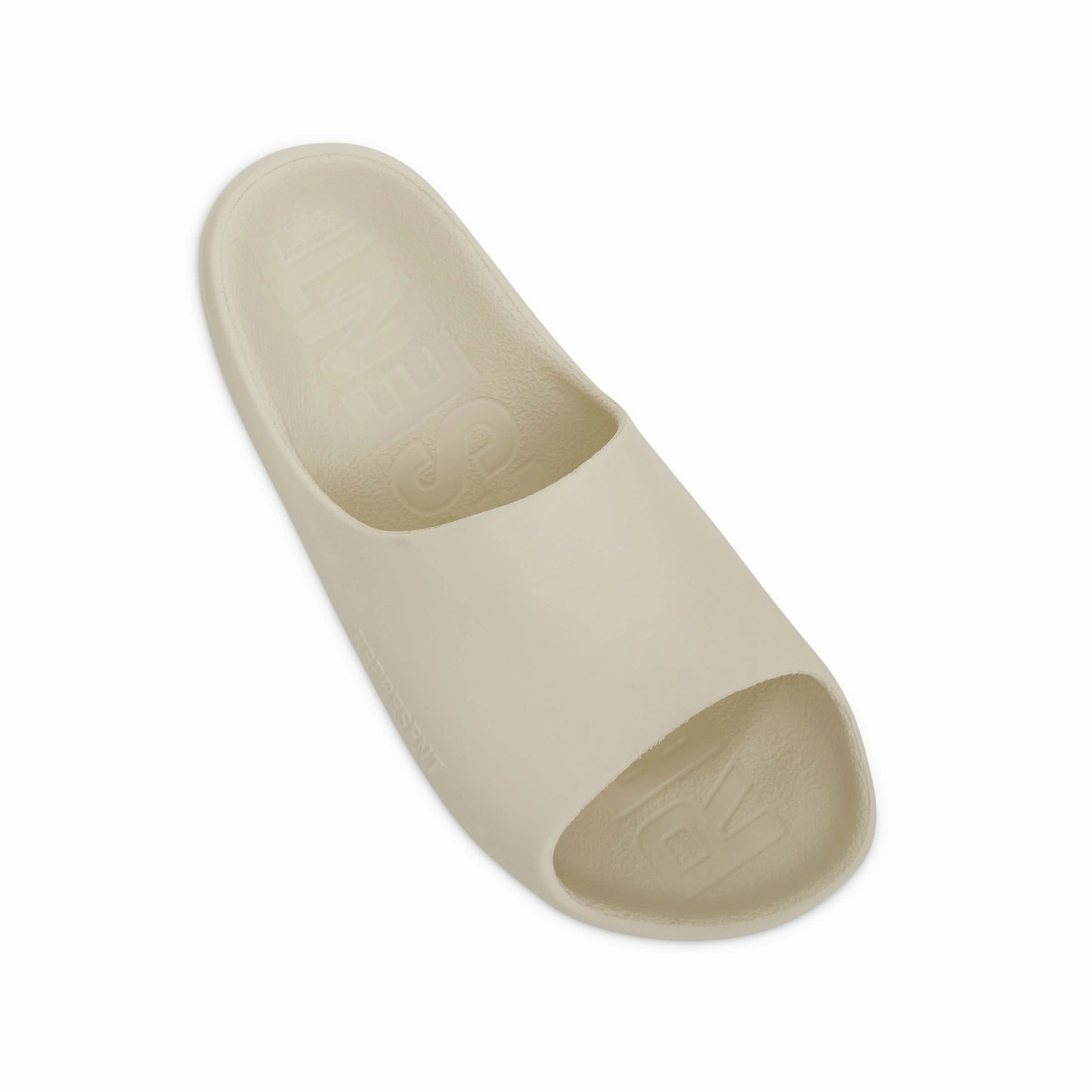 Key West Kino Sandals Rubber Sliders in Flat White