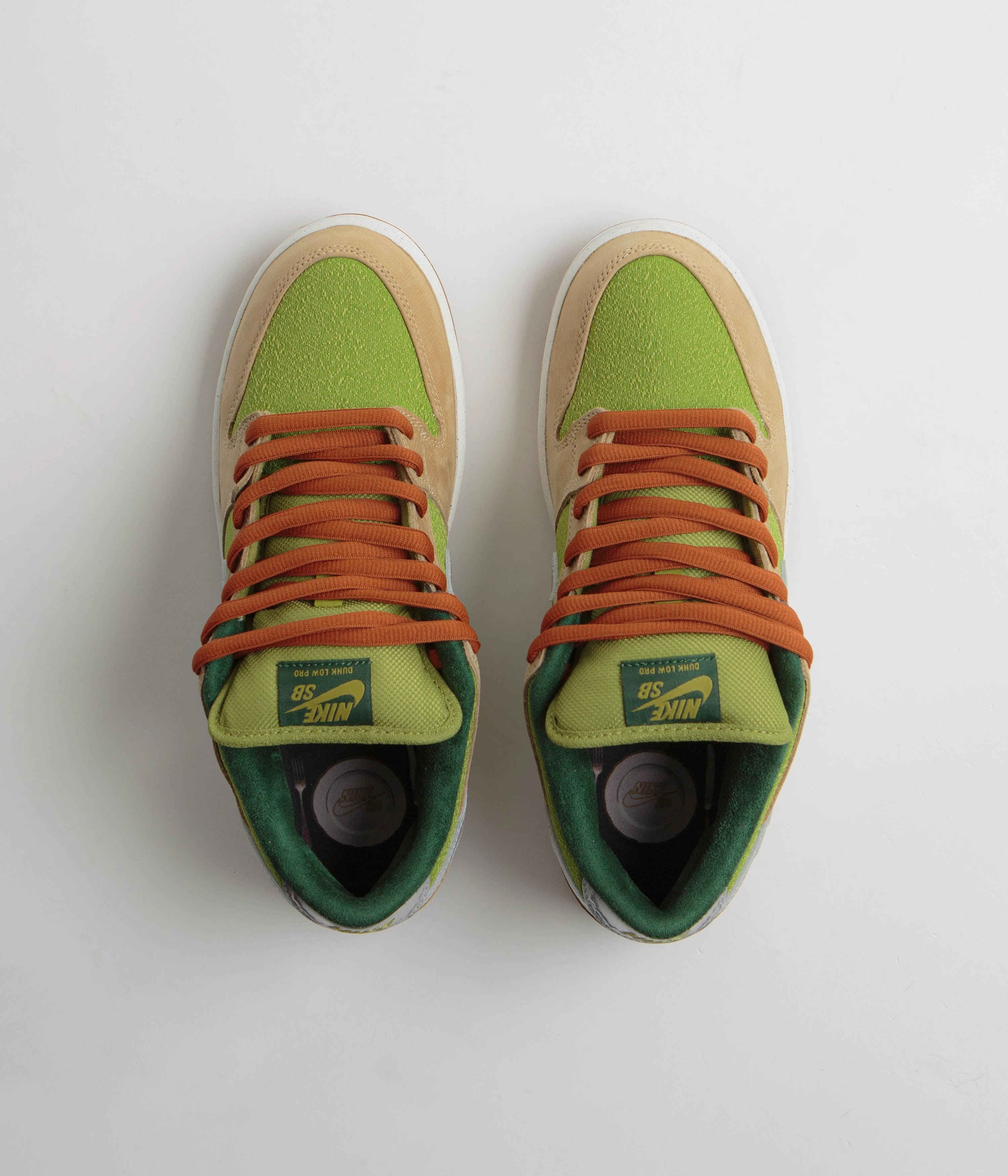 Nike SB Dunk Low Pro 'Escargot' Shoes - Sesame / Metallic Silver - Pear - Fir Asic Tennis Shoe