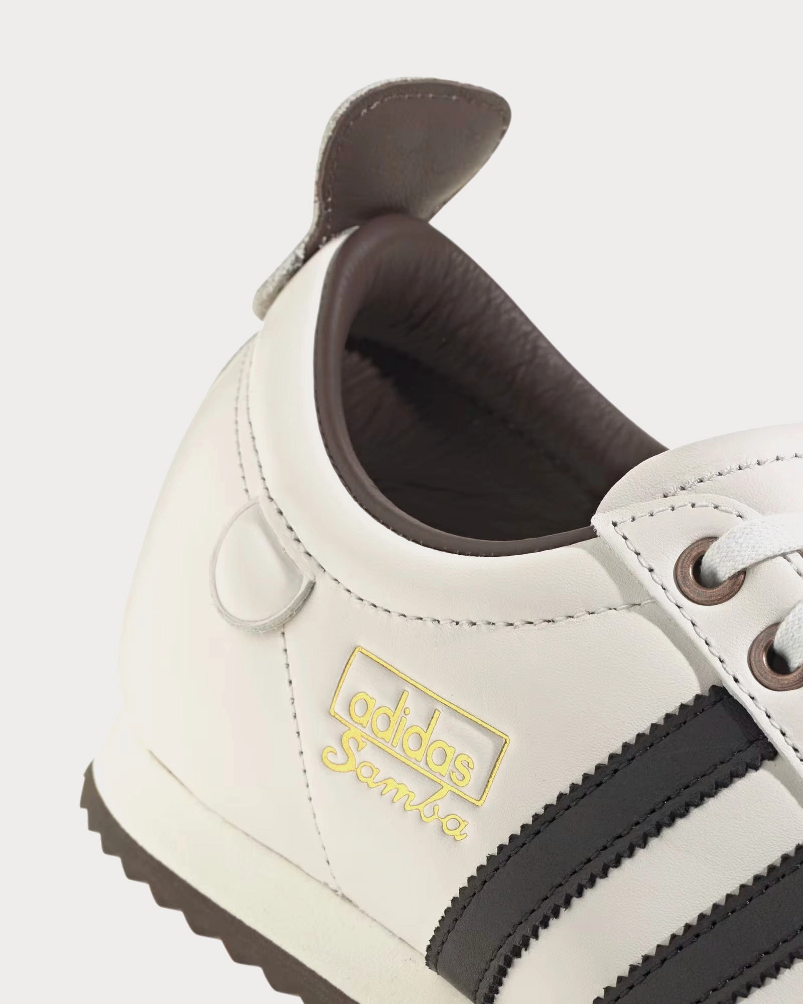 Samba 62 Cloud White / Core Black / Brown Low Top Sneakers Streetwear Adidas Shoes