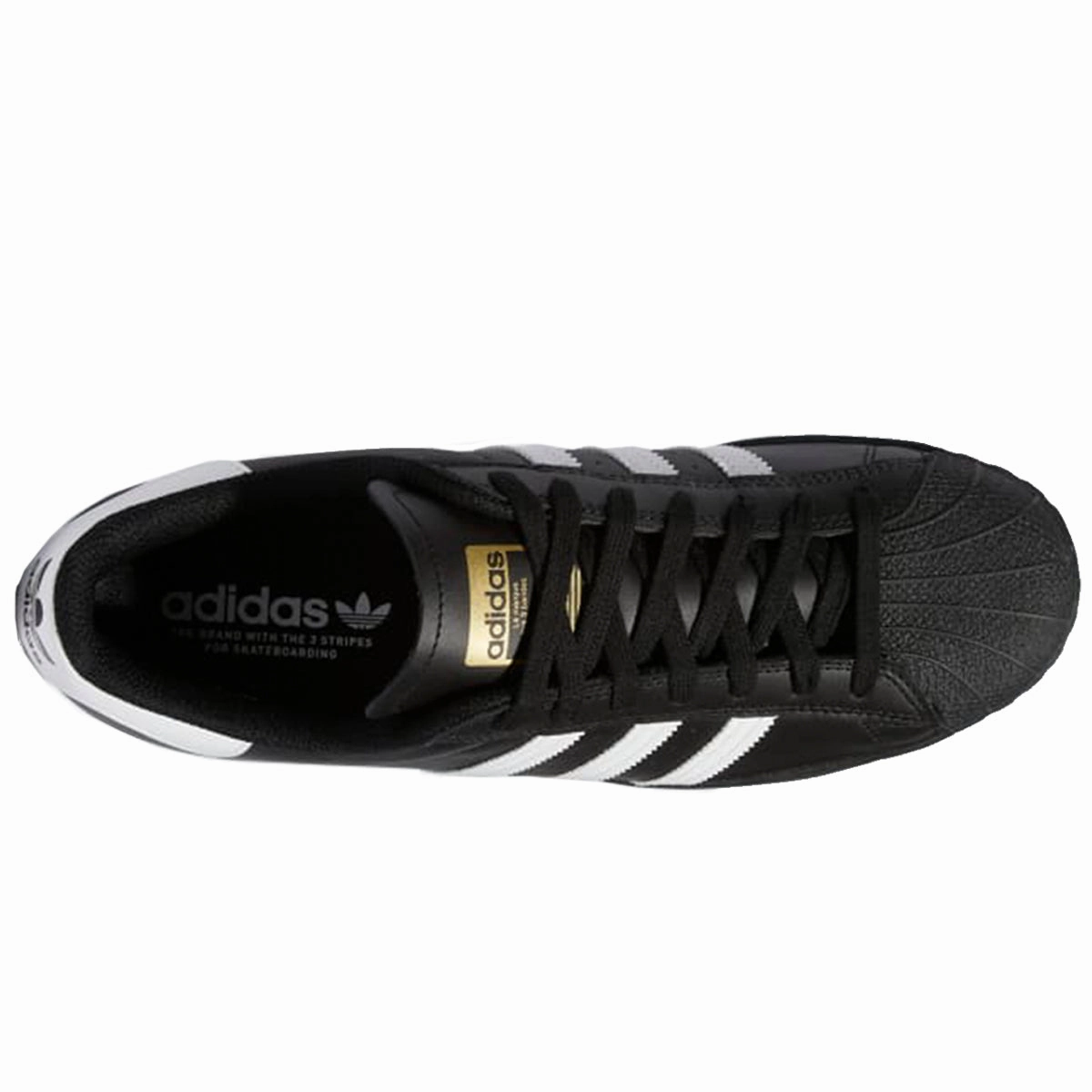 Adidas Superstar ADV - Black/Black/White Leather Streetball Shoes Adidas