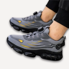 Running Treadmill Shoes Loravelle | Men's Lightweight Running Shoes with Air Cushion Sole - Breathable Mesh Sneakers