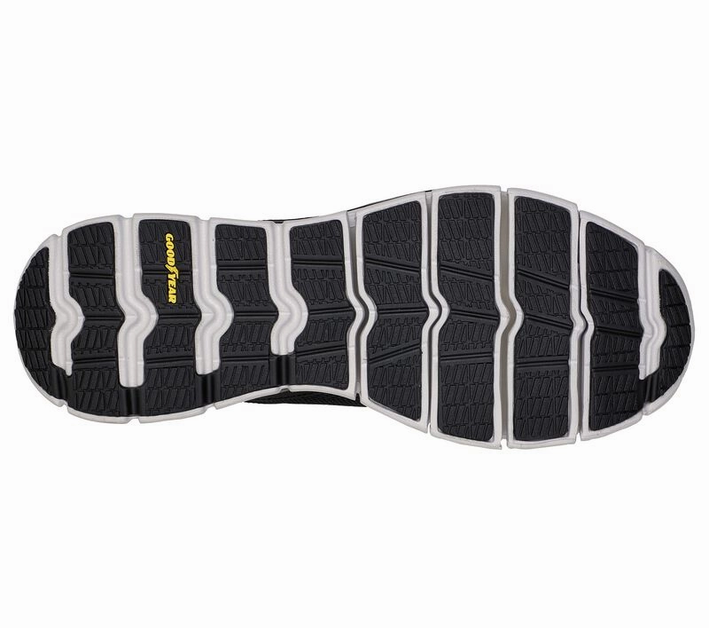 SKECHERS MEN'S GLIDE-STEP FLEX  BLADOS #232327 BLK WIDE FIT Running Shoes Torin