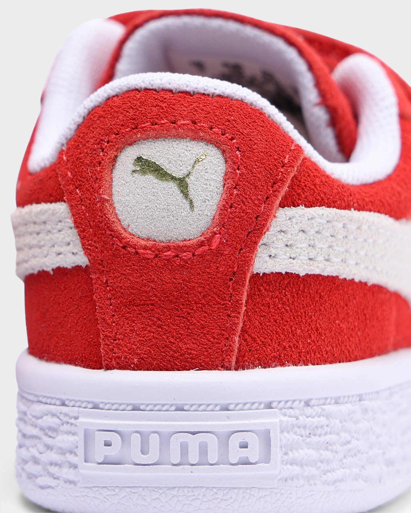 Puma Jr Golf Shoes Puma Infant Suede Classic XXI Red/White