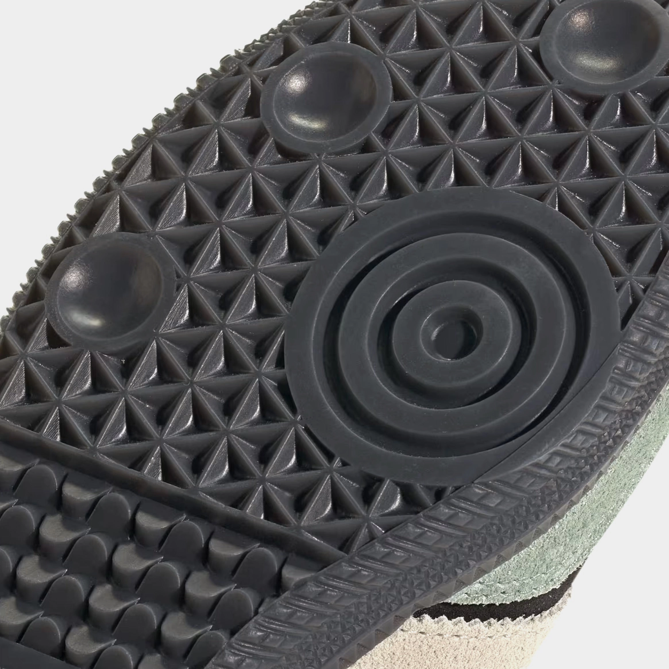 Adidas Mat Wizard Wrestling Shoes Samba OG Womens Lifestyle Shoes (Core Black/Alumina/Silver Green)