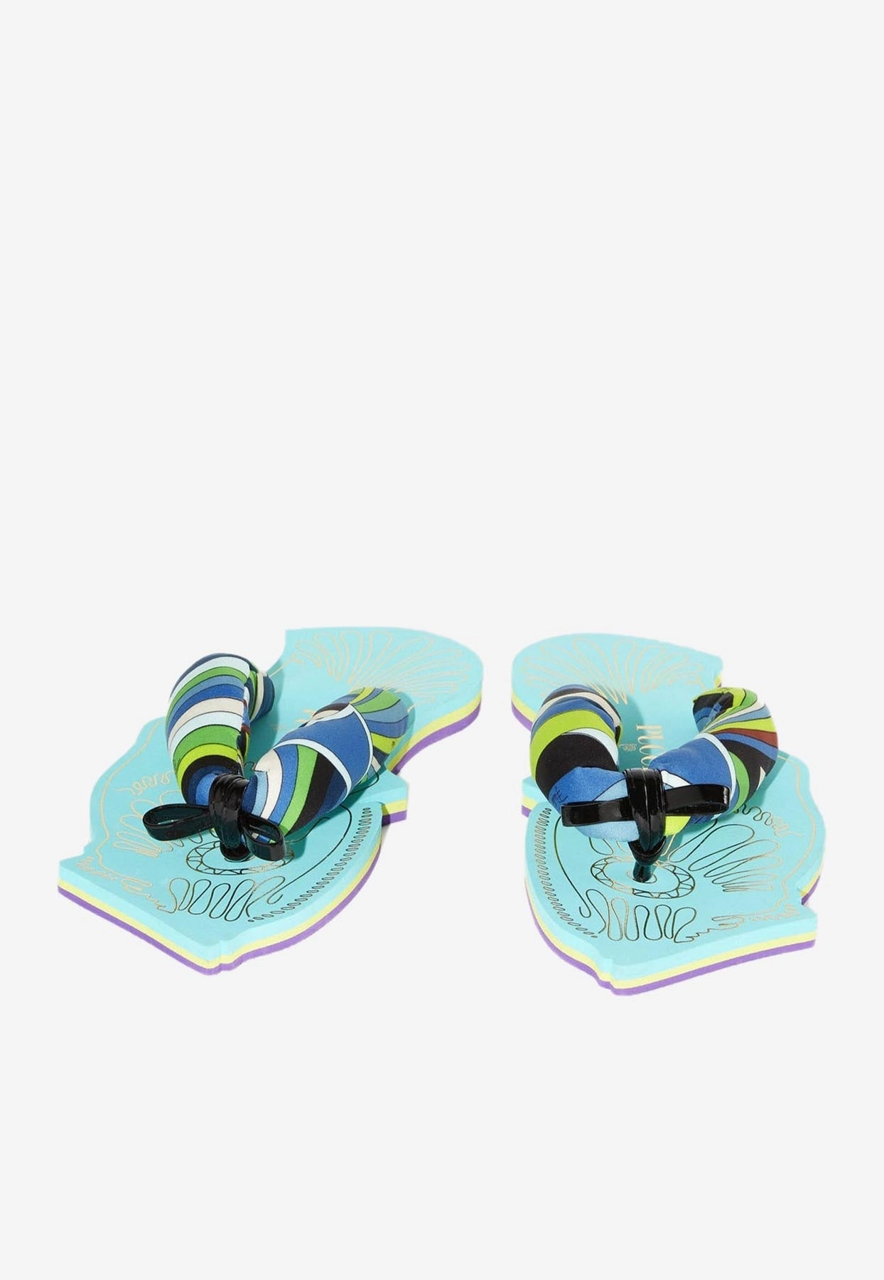 Flip It Or Flop Iride Print Scuba Sandals