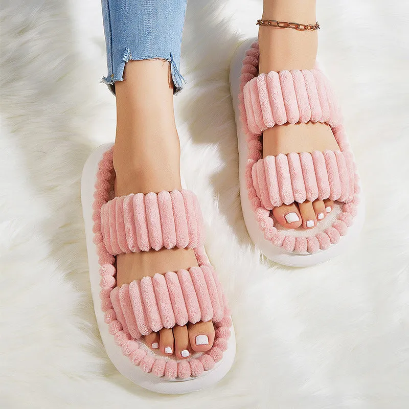 Sandals Slides Shoes Womens with Double Strap Youth Slippers