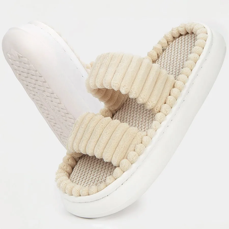 Sandals Slides Shoes Womens with Double Strap Pink Burberry Slides