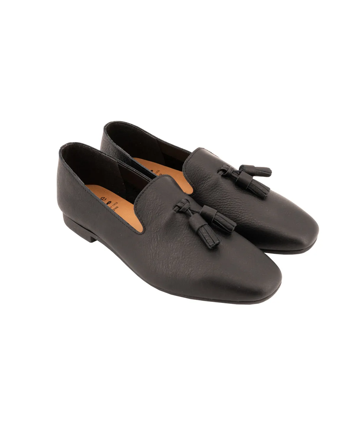 Sandra Loafers - Leather Black Martens Adrian Smooth Leather Tassel Loafers