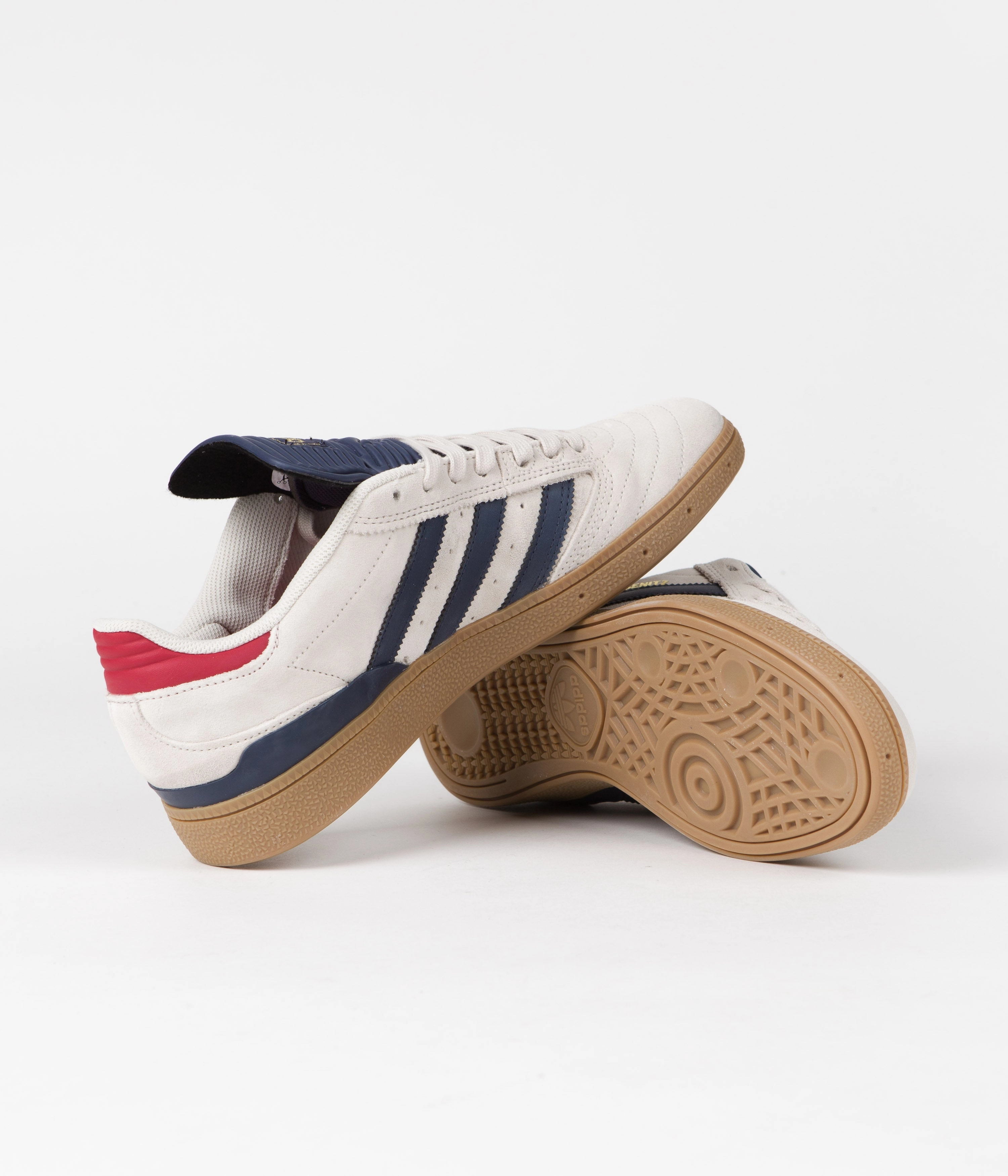 Adidas Busenitz Shoes - Clear Brown / Shadow Navy / Scarlet Adidas Cloud Running Shoes