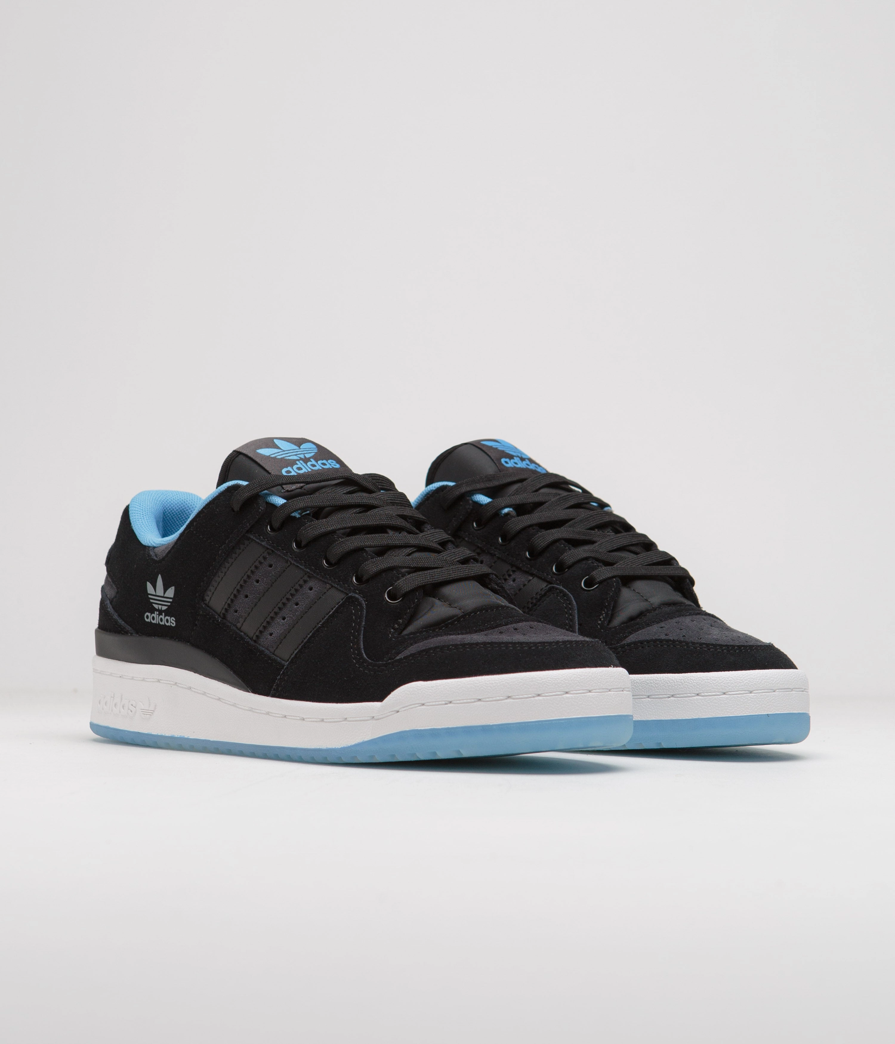 Adidas Running Shoes 1990s Adidas Forum 84 Low ADV Shoes - Core Black / Blue Burst / Carbon