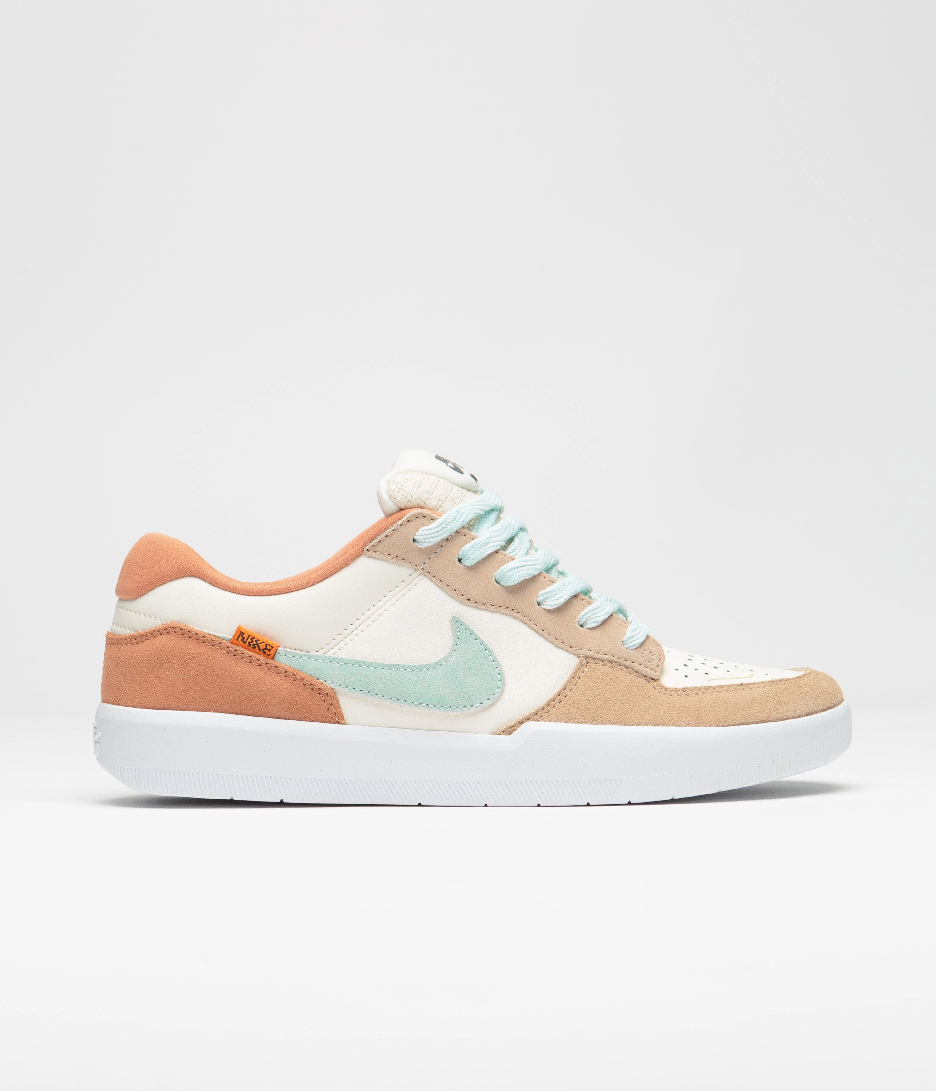 Asics Gel Lyte Speed Retro Running Shoe Nike SB Force 58 Shoes - Pale Ivory / Jade Ice - White - Hemp