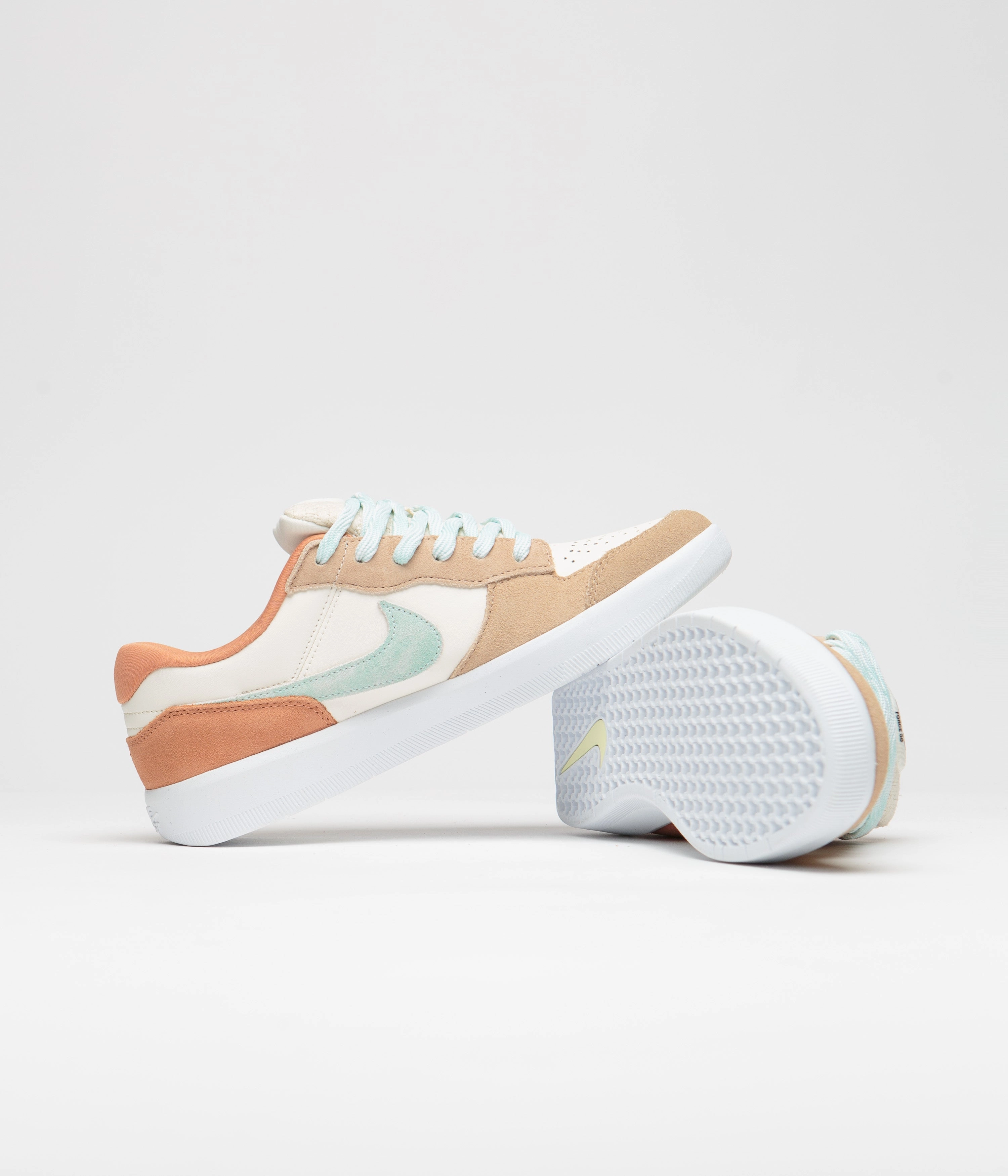 Nike SB Force 58 Shoes - Pale Ivory / Jade Ice - White - Hemp Asics Gt-2000 7 Running Shoes