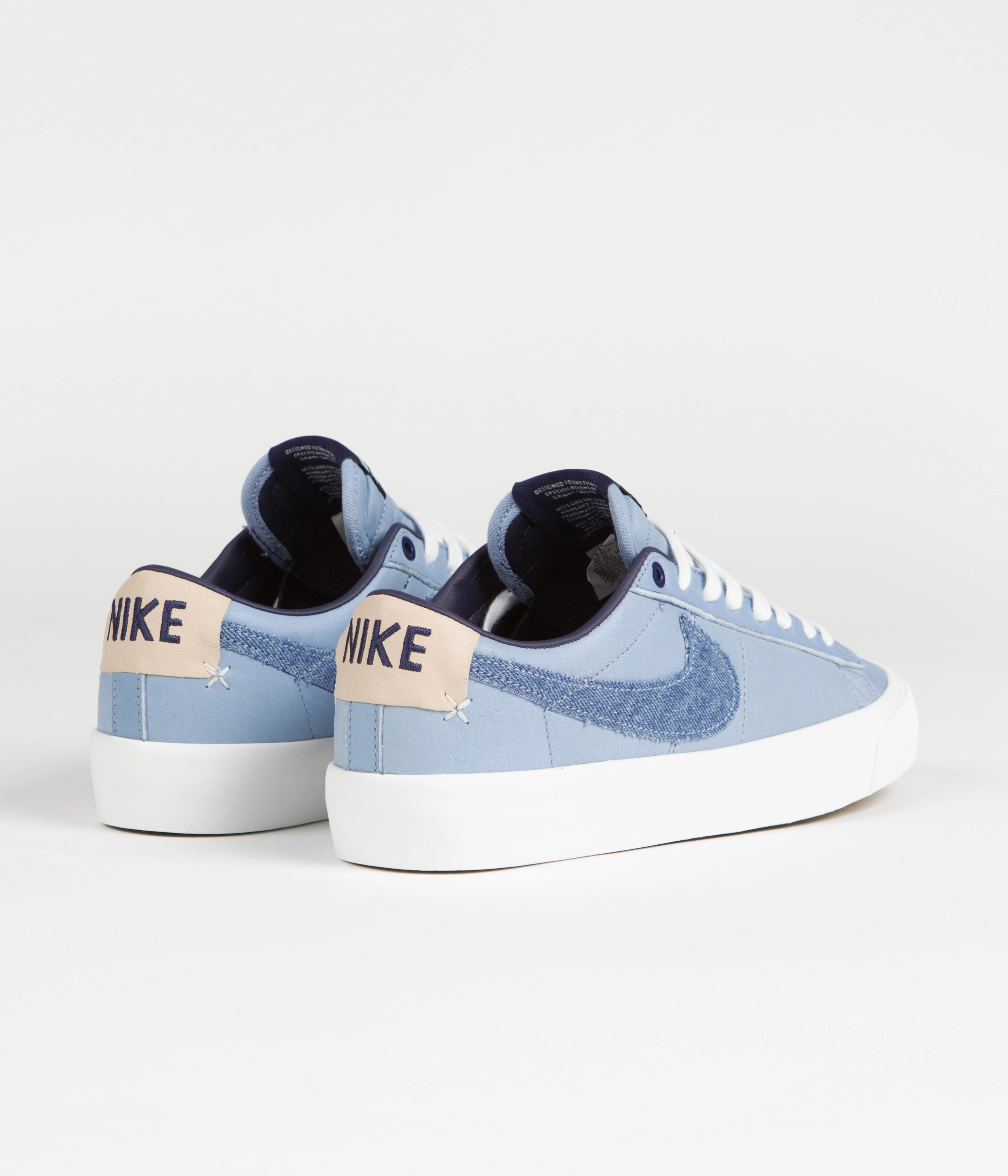 Asics Trail Running Shoes Wide Nike SB Blazer Low Pro GT Premium Shoes - Summit White / Midnight Navy - Summit White