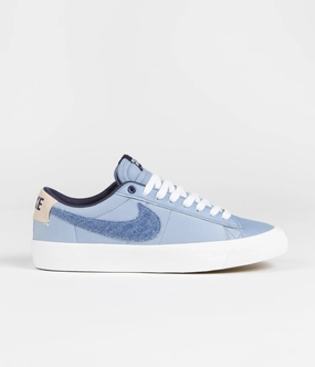 Asics Top Of The Line Running Shoe Nike SB Blazer Low Pro GT Premium Shoes - Summit White / Midnight Navy - Summit White