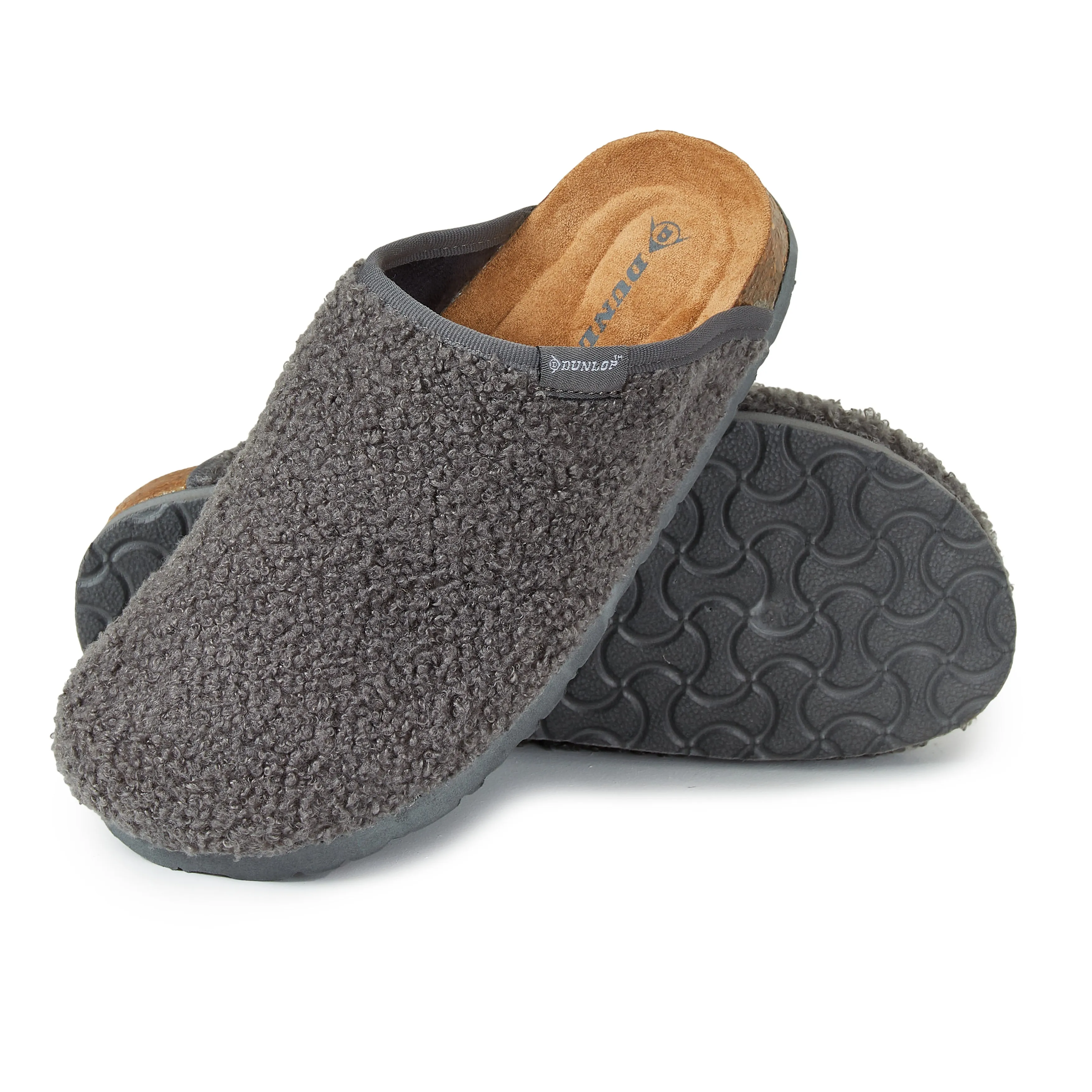 Hippo Slippers DUNLOP Slippers Warm Fuzzy Slip On Clog Slippers Comfy Mule House Shoes - Womens