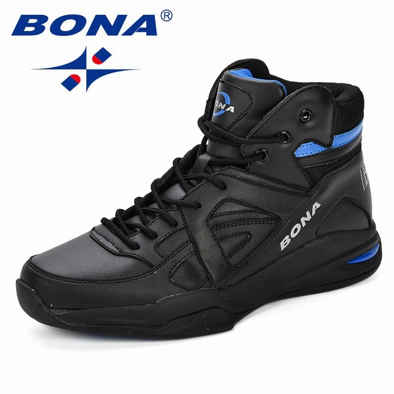 Flat Prom Shoes BONA Men Basketball Shoes Cow Split Men Shoes Outdoor