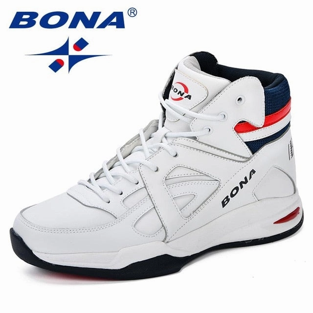 Orthopedic Flat Dress Shoes BONA Men Basketball Shoes Cow Split Men Shoes Outdoor