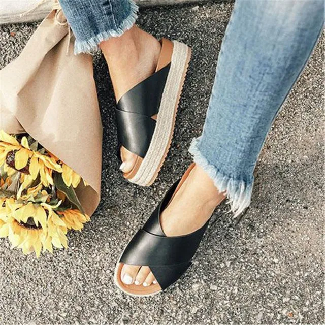 Sexy Leopard Summer Sandals Stitch Disney Slippers