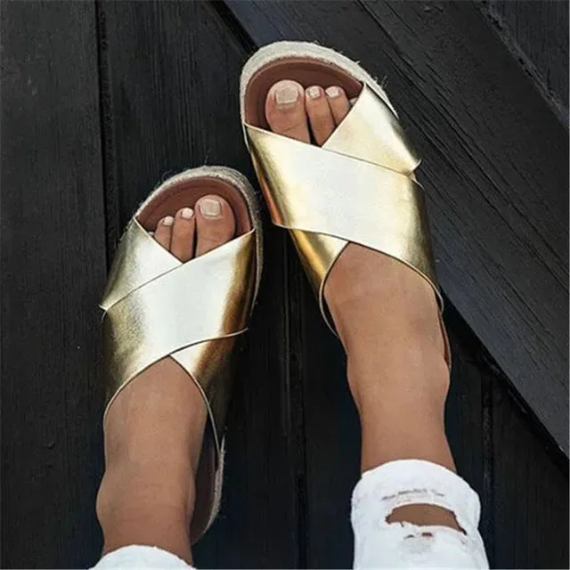 Sexy Leopard Summer Sandals Fresh Foam Slides