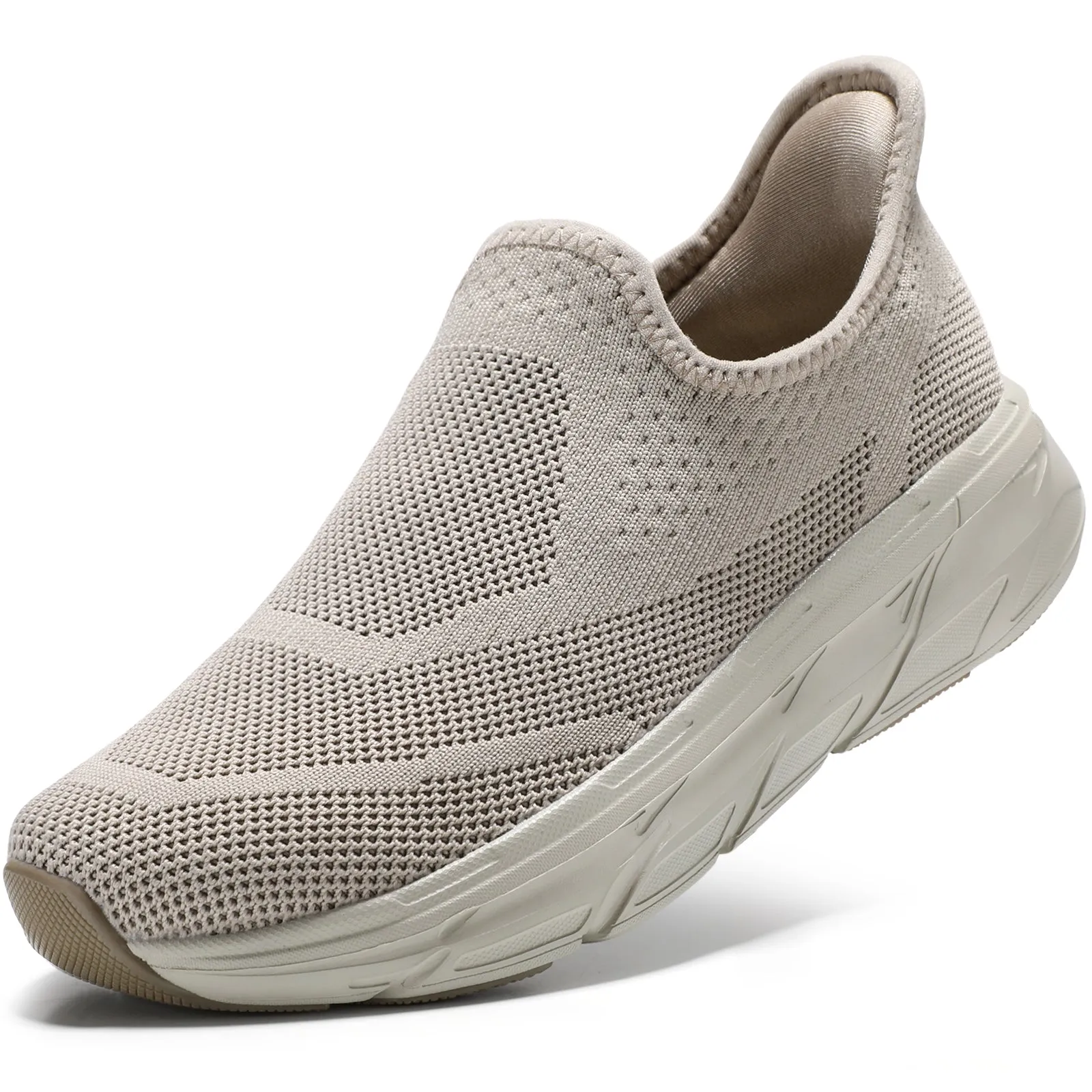 STQ Maternity Walking Shoes Womens Slip on Sneaker Bcbs Silver Sneakers Program