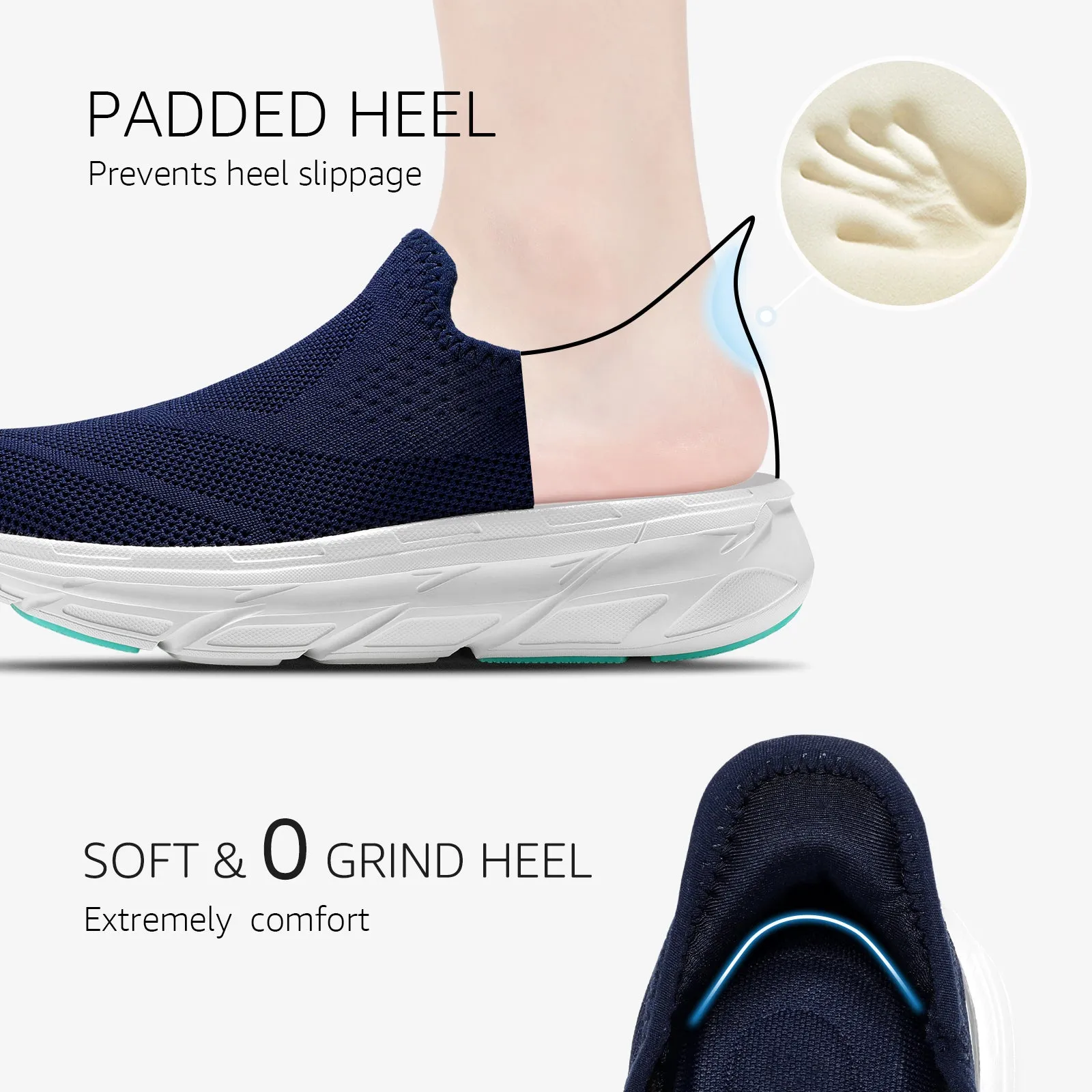 STQ Maternity Walking Shoes Womens Slip on Sneaker Converse Skate Sneakers