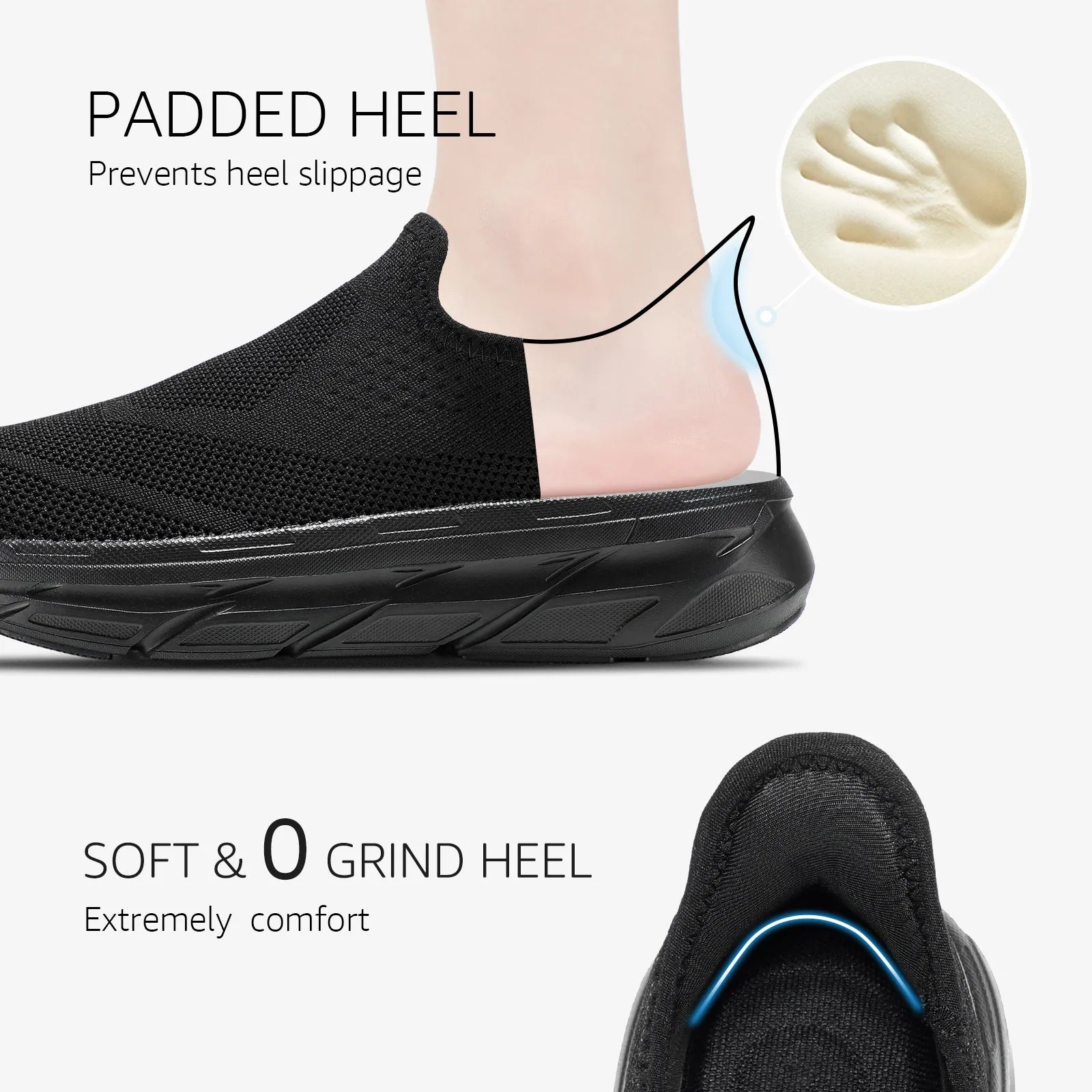 Block Sneakers STQ Maternity Walking Shoes Womens Slip on Sneaker