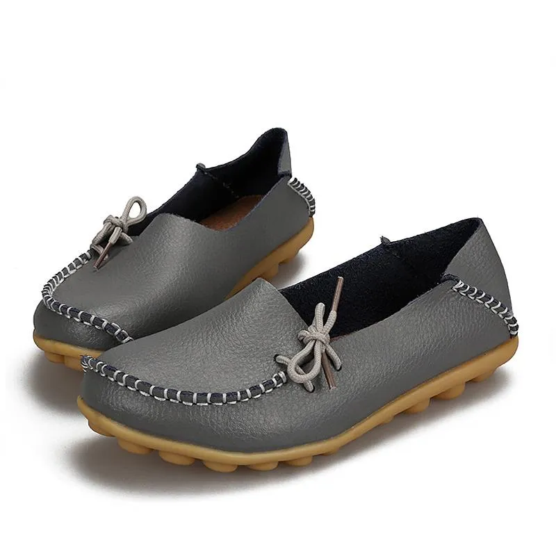 Waterproof Loafers Women's Leather Loafers Moccasins