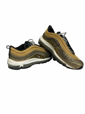 Asic Kayano Shoes Shoes Athletic By Nike In Black & Gold, Size: 9