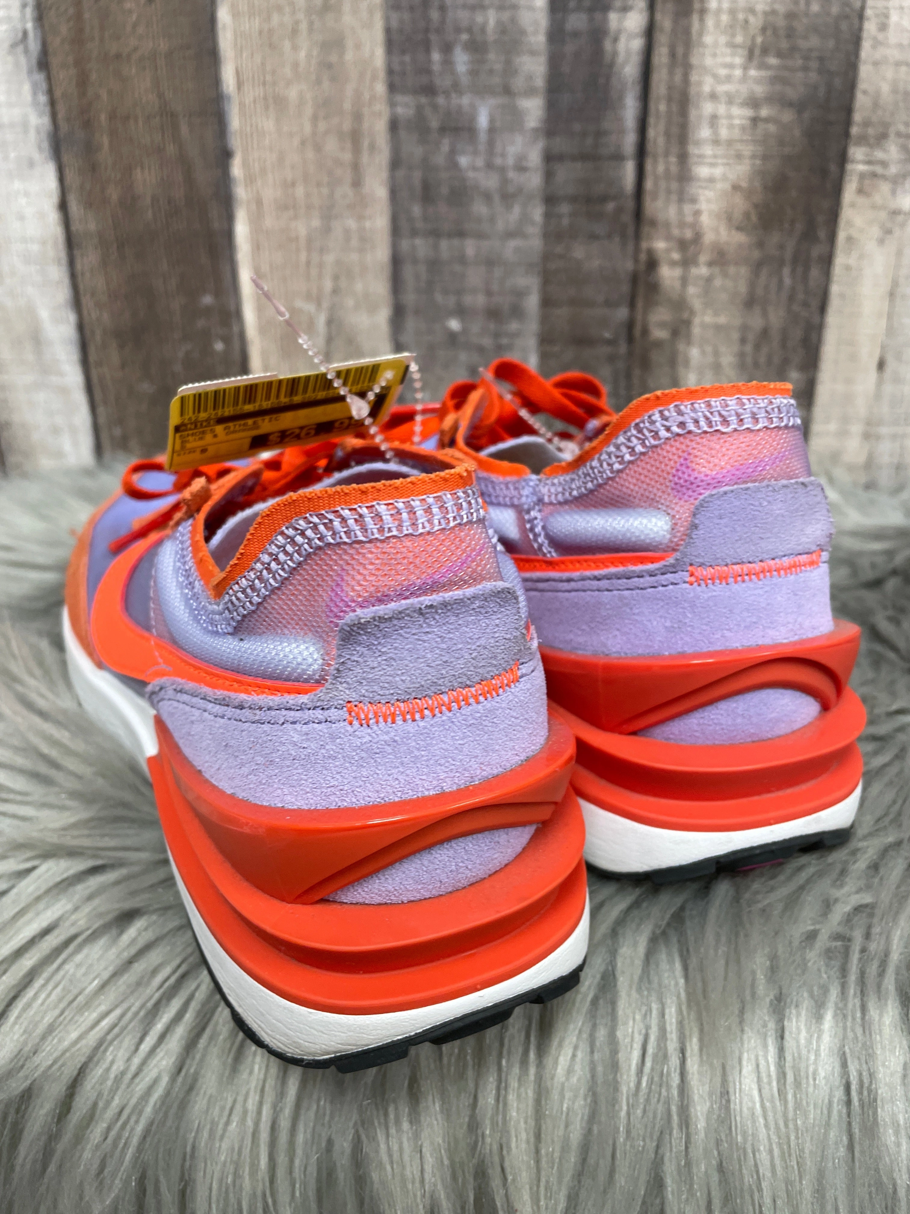 Cheap Wrestling Shoes Asics Shoes Athletic By Nike In Blue & Orange, Size: 9