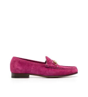 Gucci Deep pink suede anniversary 1953 loafers Gucci Loafers On Sale