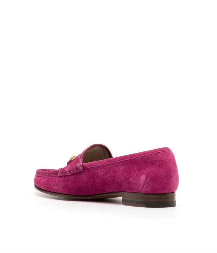 Clarks Shoes Loafers Gucci Deep pink suede anniversary 1953 loafers